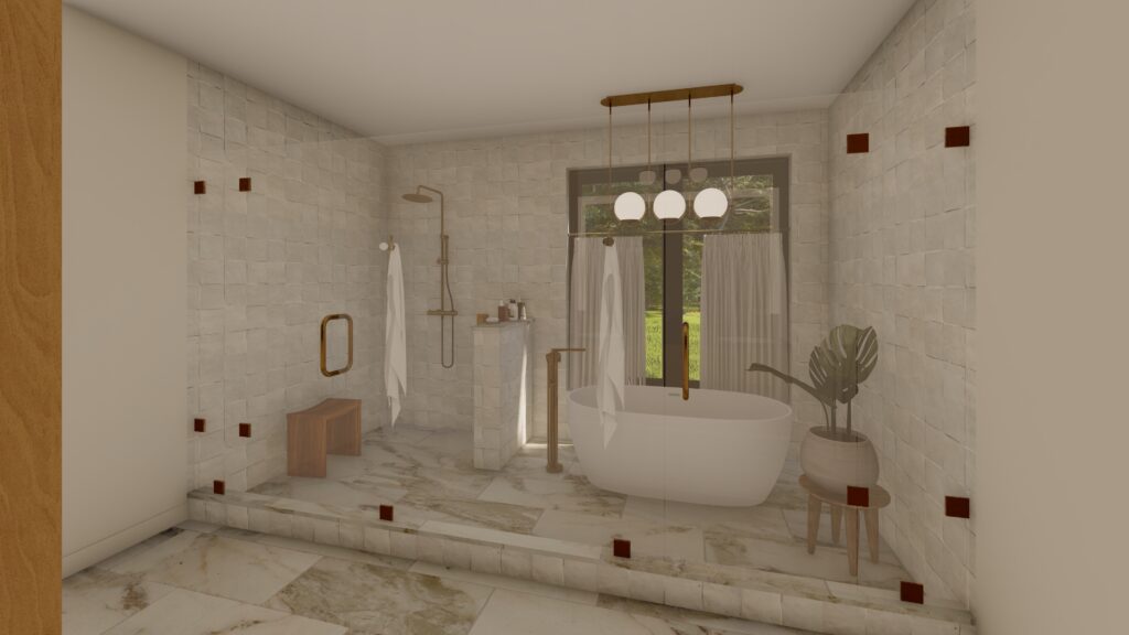 Bathroom Design Rendering