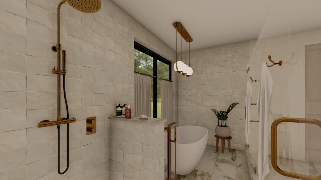 Bathroom Design Rendering