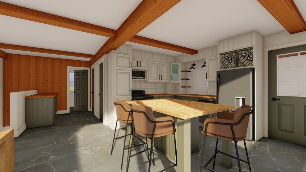 Kitchen Design Rendering
