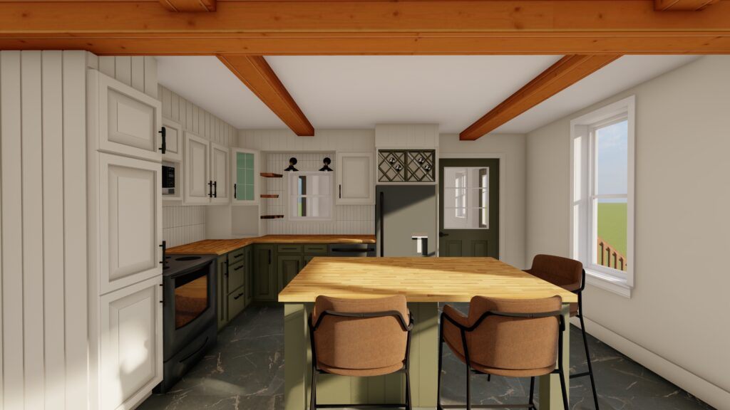 Kitchen Design Rendering