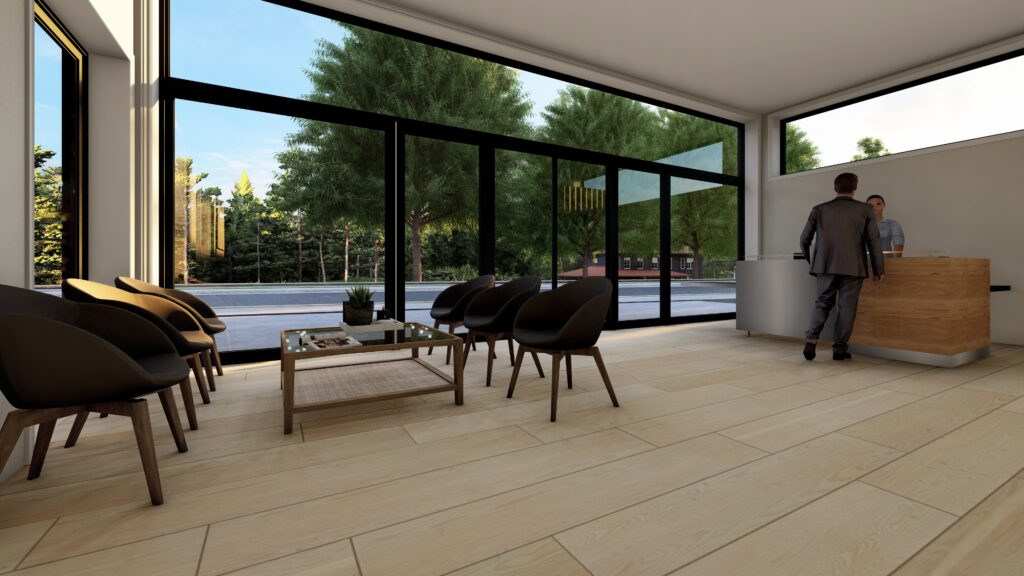 Waiting Area Rendering