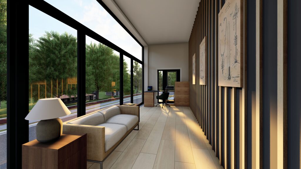 Office Design Rendering