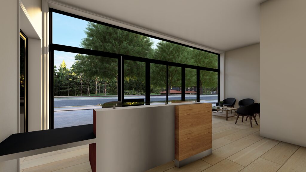 Reception Design Rendering