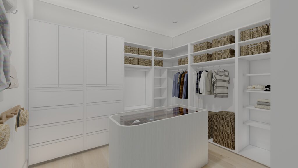 Closet Design Rendering